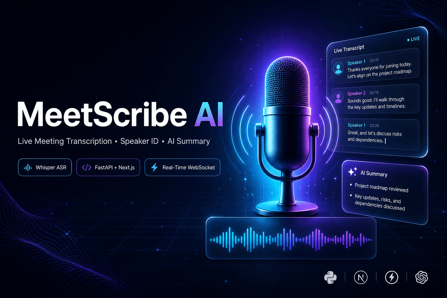 AI Real-Time Transcriber & Summarizer